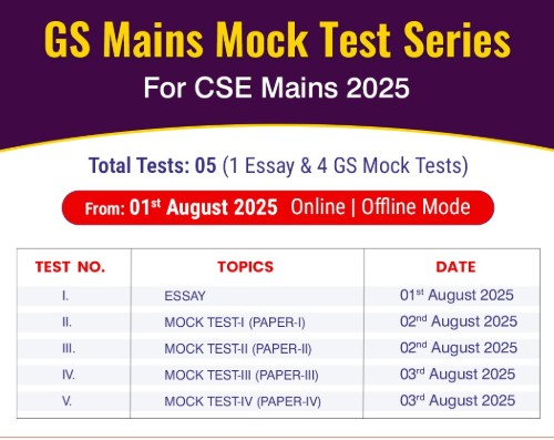 GS Mains Mock Test_